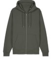 Heren Hooded Stanley Stella Cultivator 2.0 Full Zip Khaki